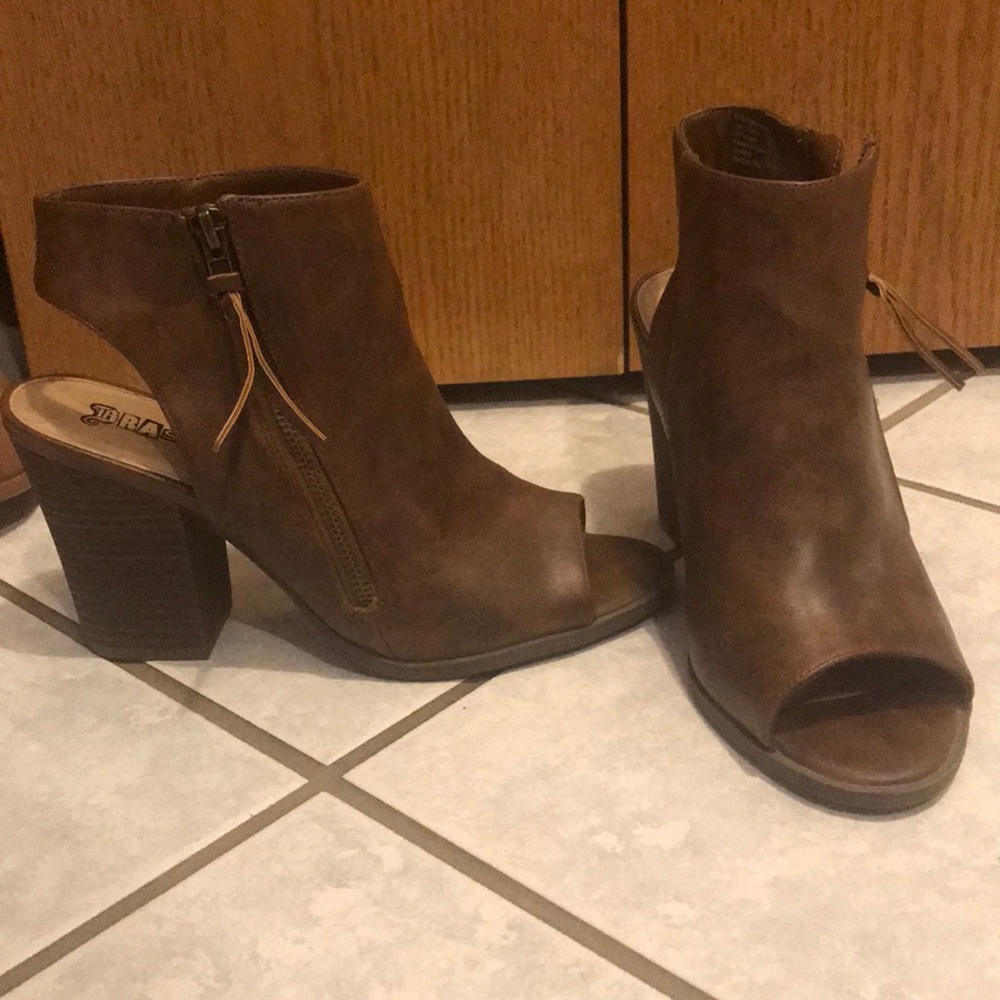 Brown booties